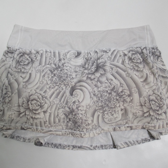 Lululemon Pace Rival Skirt (Regular) *No Panels Mini Twine White Multi White 10 - Picture 1 of 12